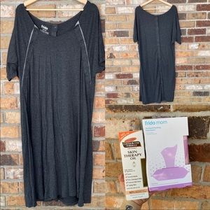 Frida Mom Hospital Gown, Palmers, Cooling Liners